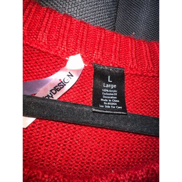 Ugly Christmas Sweater Xmas Size Large - Picture 2 of 3